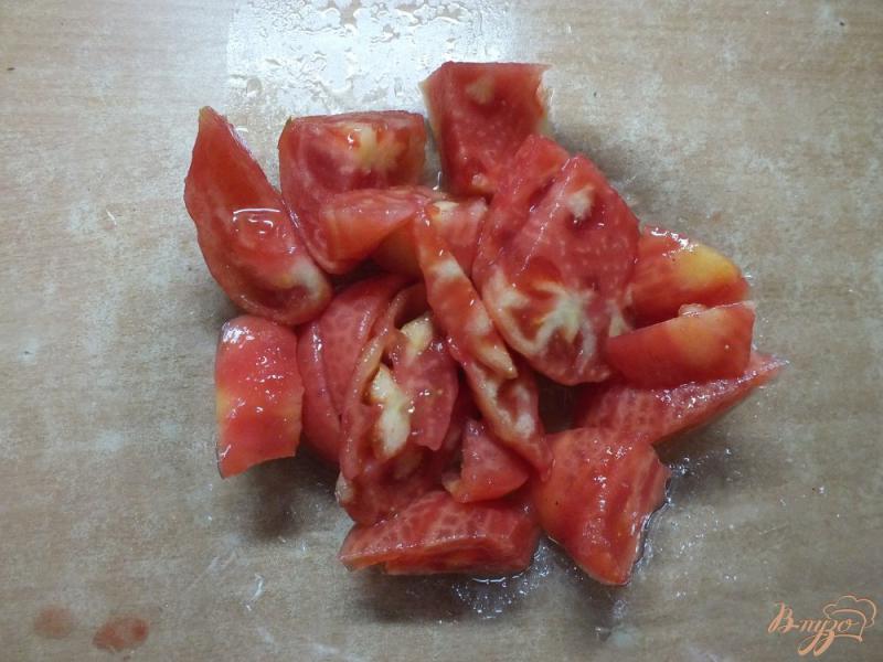 Фото приготовление рецепта: Горячий томатный суп шаг №4