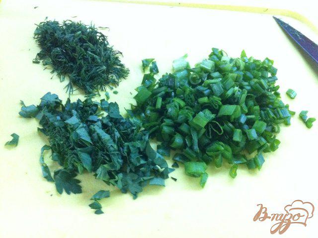 Фото приготовление рецепта: Овощной салат с дайконом шаг №4
