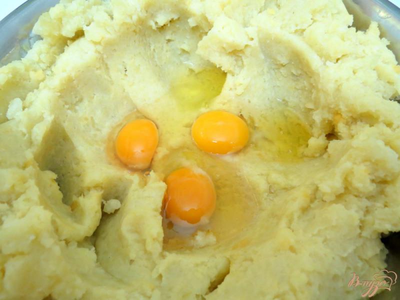 Фото приготовление рецепта: Картофель дюшес с брюшками сёмги шаг №8