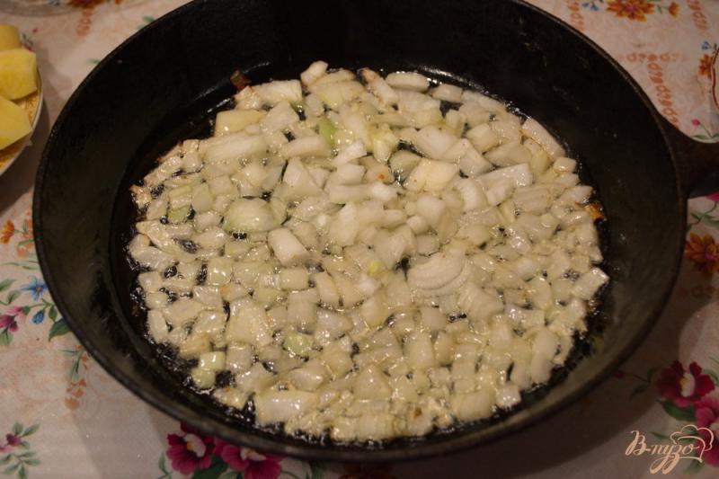 Фото приготовление рецепта: Гороховый суп с картофелем ( без мяса) шаг №5