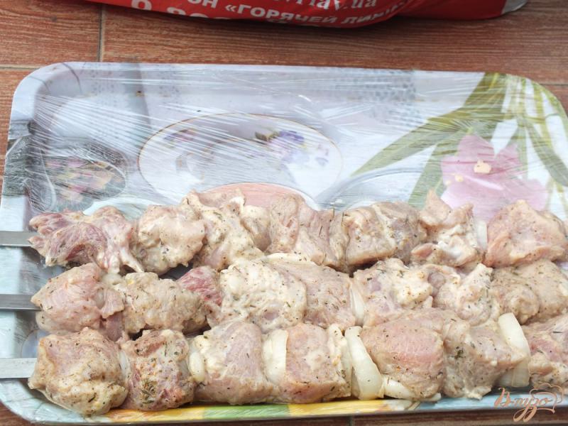 Фото приготовление рецепта: Свинина в белом маринаде шаг №6