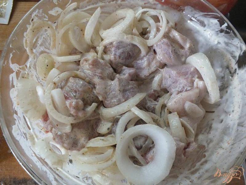 Фото приготовление рецепта: Свинина в белом маринаде шаг №5