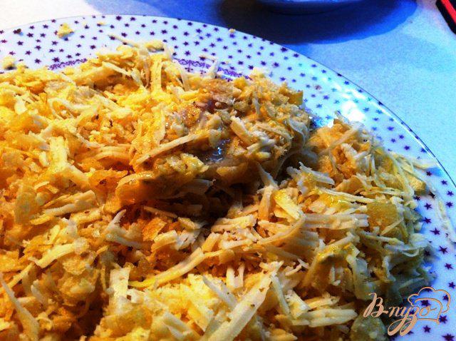 Фото приготовление рецепта: Куриное филе в сырно-чипсовой панириовке шаг №9