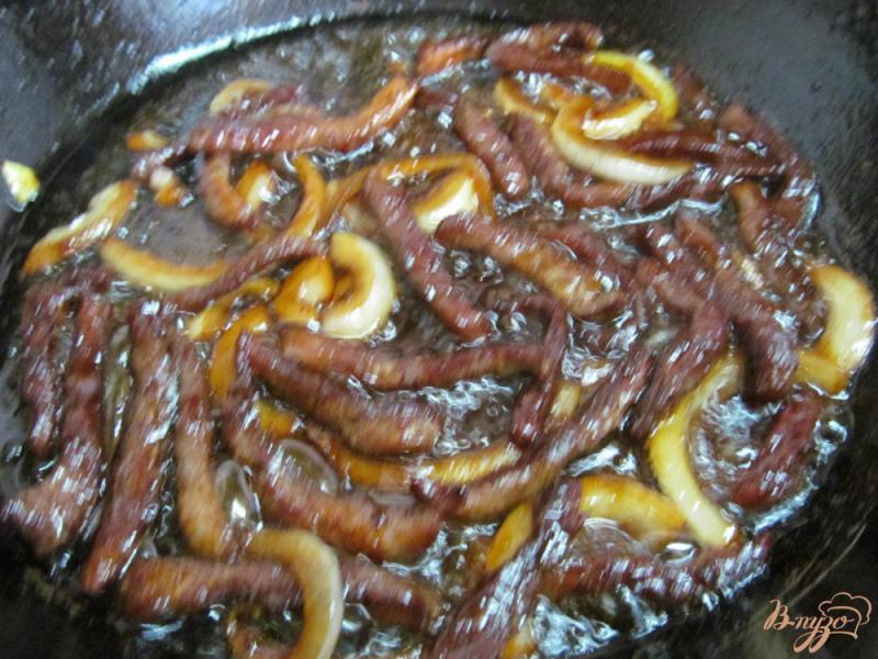 Фото приготовление рецепта: Мясо с огурцами по-корейски шаг №8