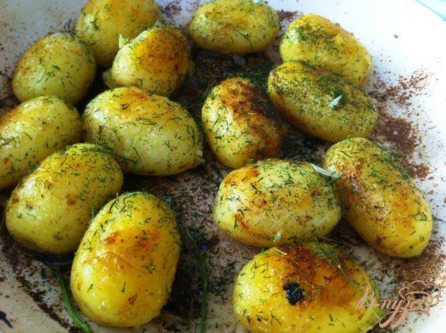 Фото приготовление рецепта: Молодой картофель на гарнир шаг №6