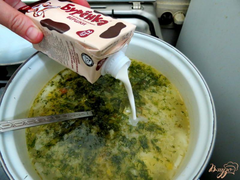 Фото приготовление рецепта: Суп из огурцов шаг №8