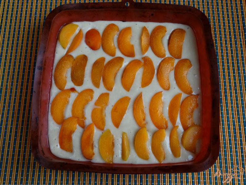 Фото приготовление рецепта: Немецкий абрикосовый пирог шаг №14