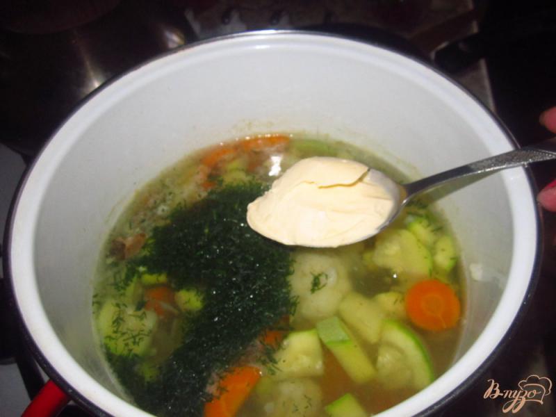 Фото приготовление рецепта: Овощной суп шаг №7
