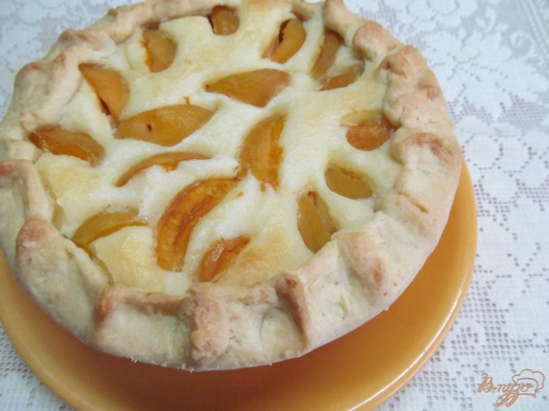 Фото приготовление рецепта: Пирог с абрикосами шаг №11
