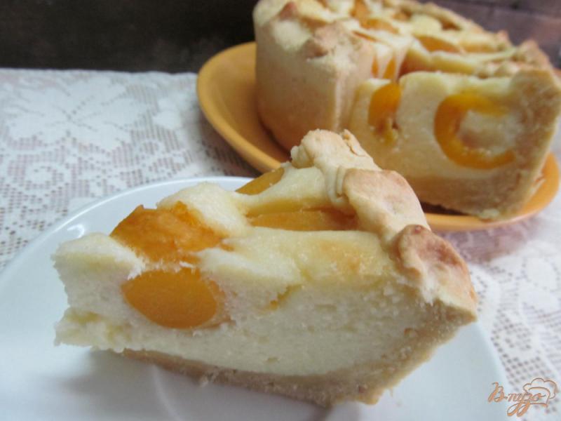 Фото приготовление рецепта: Пирог с абрикосами шаг №12