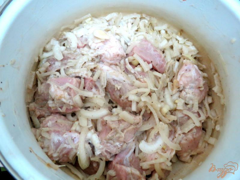 Фото приготовление рецепта: Свинина запеченная в рукаве шаг №3