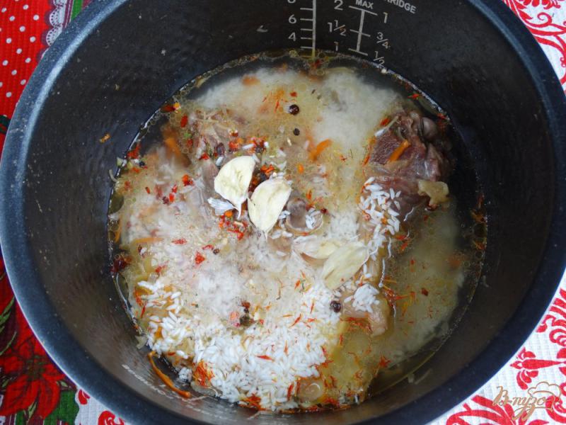 Фото приготовление рецепта: Пилав из риса и вермишели с индейкой шаг №5
