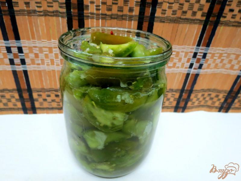 Фото приготовление рецепта: Салат из помидоров на зиму шаг №7