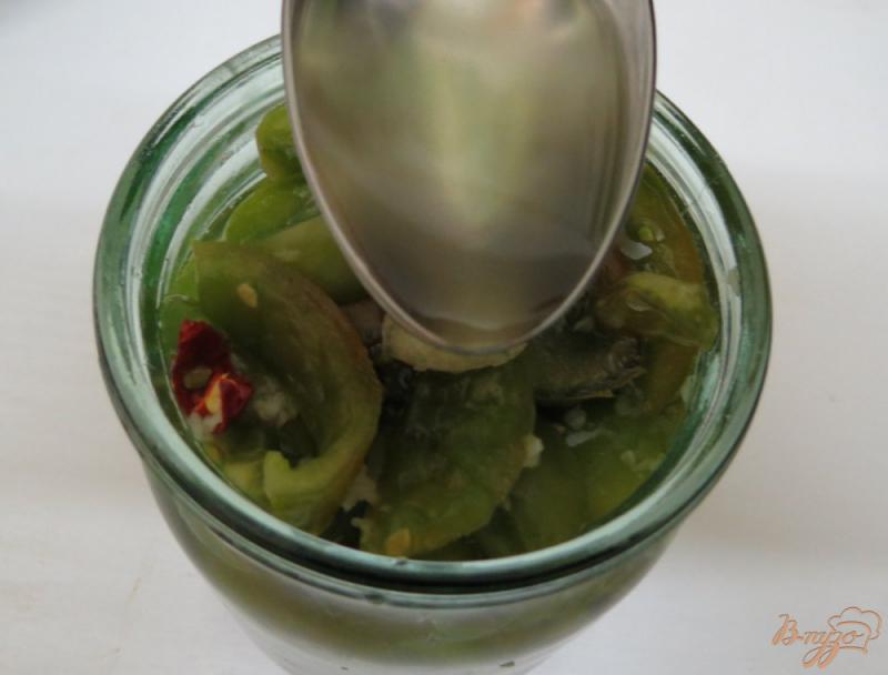 Фото приготовление рецепта: Салат из помидоров на зиму шаг №8