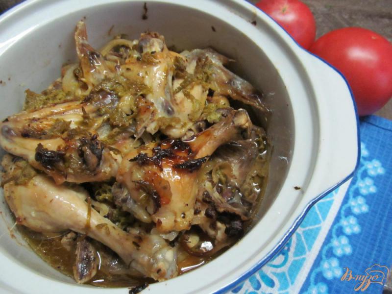 Фото приготовление рецепта: Курица тушенная в собственном соку шаг №6