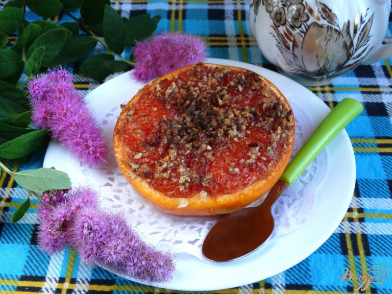 Фото приготовление рецепта: Запеченный грейпфрут Гавайский шаг №8
