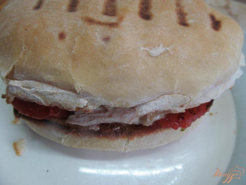 Фото приготовление рецепта: Сэндвич гриль шаг №11