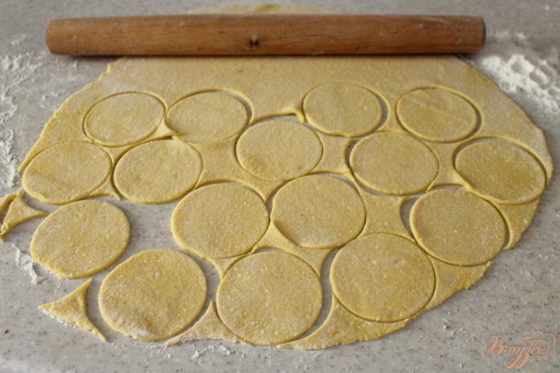 Фото приготовление рецепта: Творожное печенье без масла шаг №4