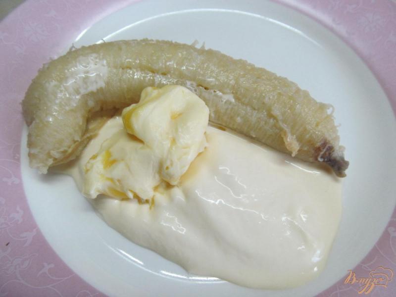 Фото приготовление рецепта: Банановый десерт шаг №3