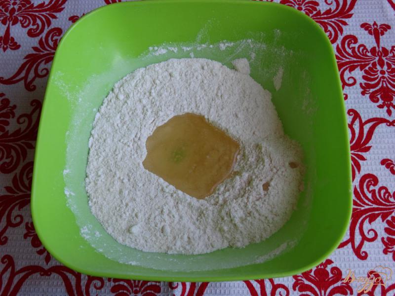 Фото приготовление рецепта: Тунисский хлеб на манке шаг №5