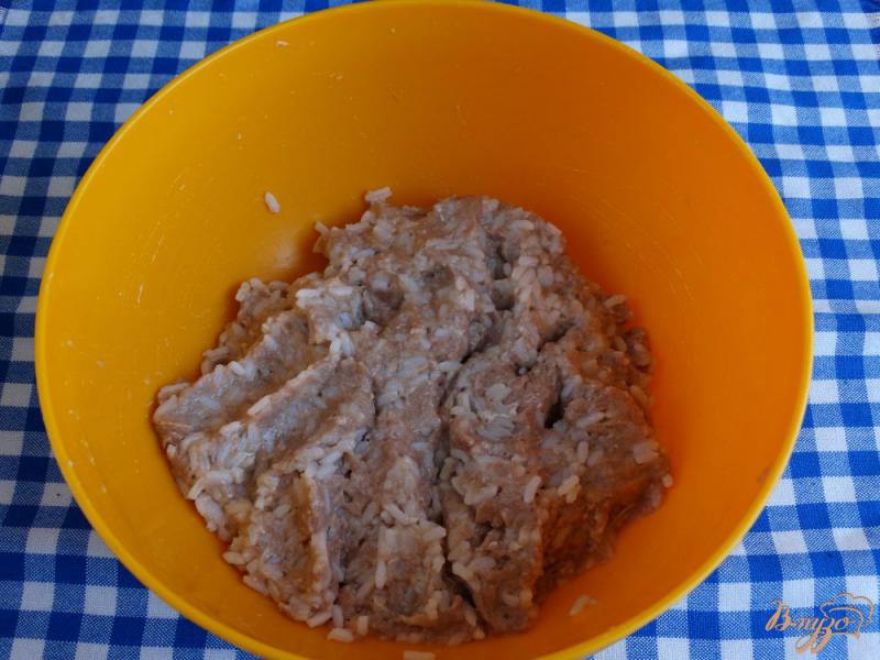Фото приготовление рецепта: Мясные тефтели с авокадо и сыром шаг №4