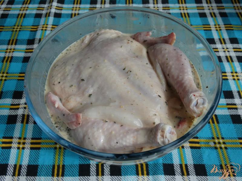 Фото приготовление рецепта: Курица в кефирно-пряном маринаде шаг №6