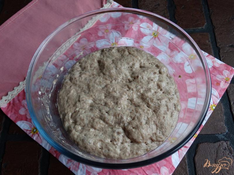 Фото приготовление рецепта: Хлебные булочки с льняной мукой шаг №6