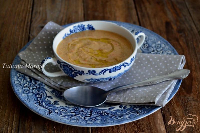 Фото приготовление рецепта: Холодный овощной суп шаг №6