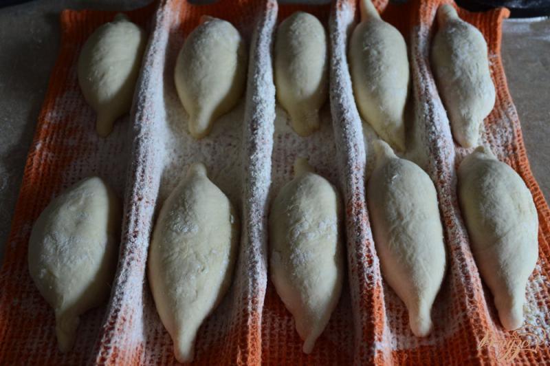 Фото приготовление рецепта: Хлебные булочки с медом шаг №10