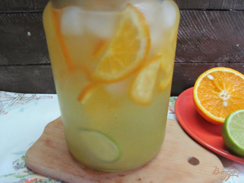 Фото приготовление рецепта: Апельсиновый напиток в жару шаг №5