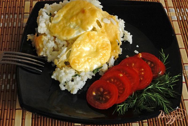 Фото приготовление рецепта: Рис с яйцами по-неаполитански шаг №7