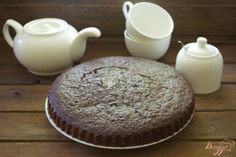 Фото приготовление рецепта: Шоколадный пирог на заварке шаг №6