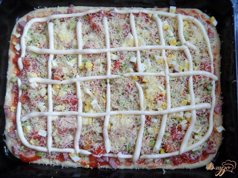 Фото приготовление рецепта: Пицца шаг №10