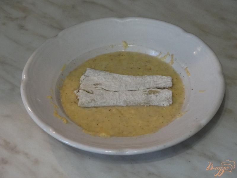 Фото приготовление рецепта: Баклажаны в сырном кляре шаг №10
