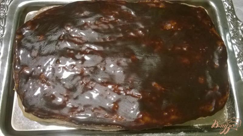 Фото приготовление рецепта: Шоколадный медовик «Дамский каприз» шаг №9