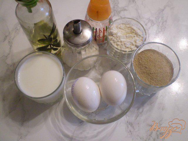 Фото приготовление рецепта: Блинчики соленые с гречневой мукой шаг №1