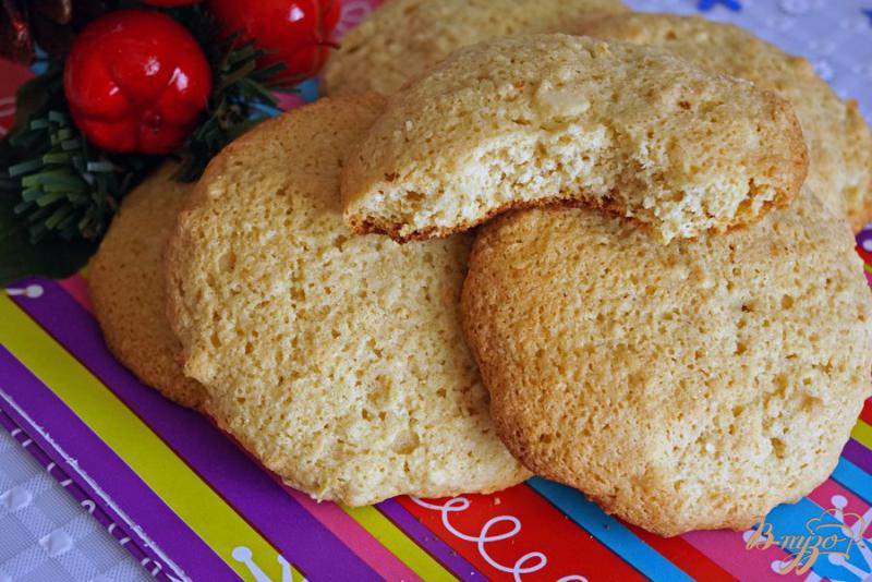 Фото приготовление рецепта: Имбирно-ореховое печенье с рисовой мукой шаг №8