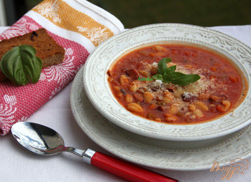 Фото приготовление рецепта: Итальянский летний суп шаг №4