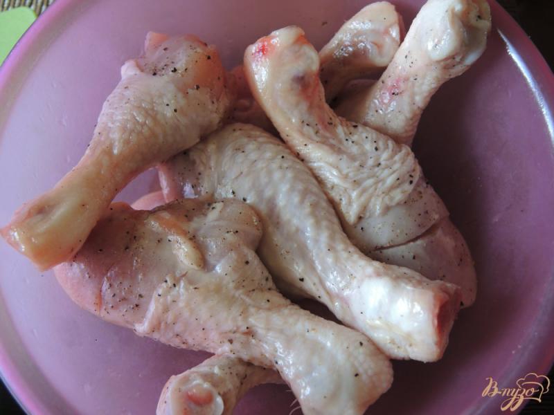 Фото приготовление рецепта: Курица с овощами и пастой карри шаг №2
