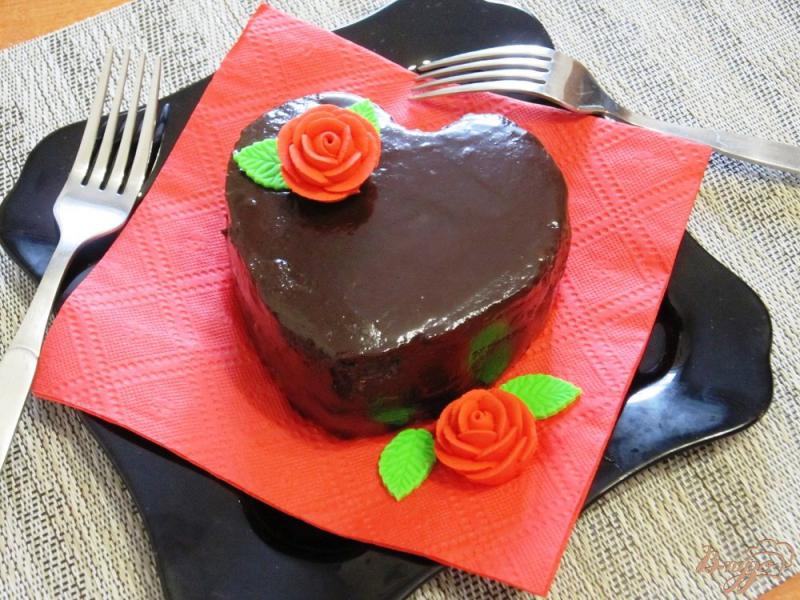 Фото приготовление рецепта: Пирожное романтическое шаг №12