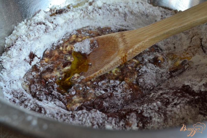 Фото приготовление рецепта: Шоколадные вареники с сыром рикотта шаг №3