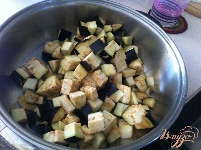Фото приготовление рецепта: Овощи тушеные со сванской солью шаг №5