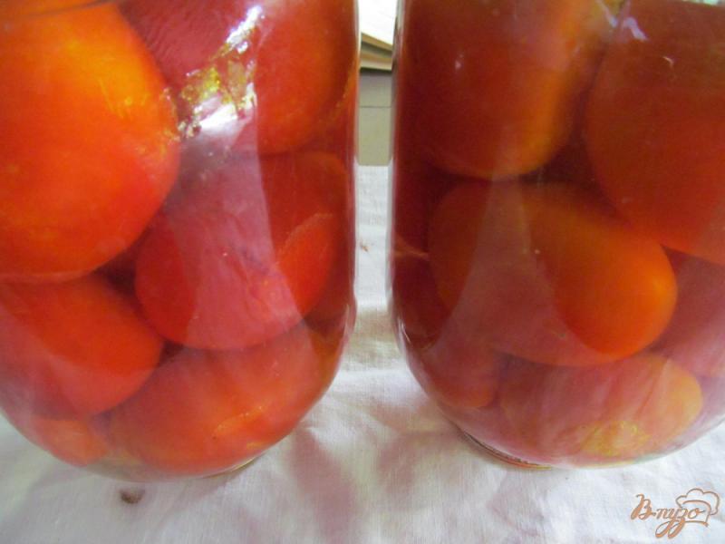 Фото приготовление рецепта: Сладкие помидоры без специй шаг №5