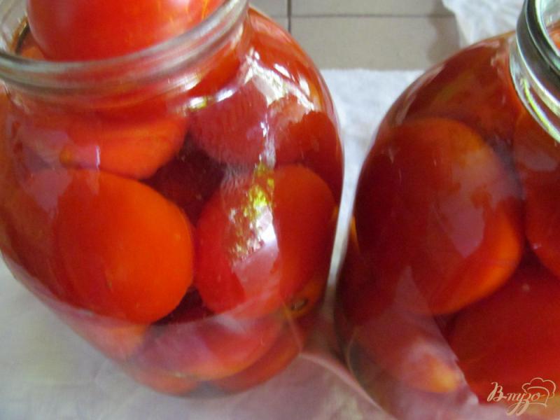 Фото приготовление рецепта: Сладкие помидоры без специй шаг №4