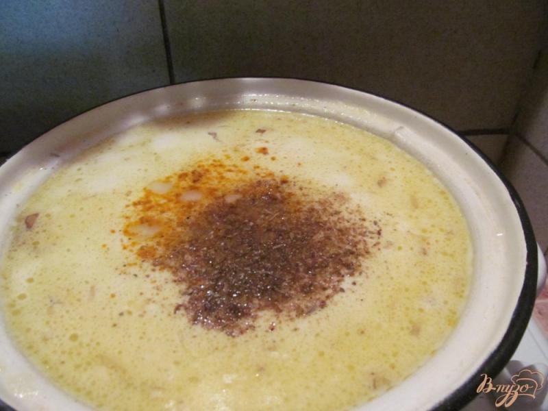 Фото приготовление рецепта: Суп из свежих овощей на свином бульоне с пшеном шаг №7