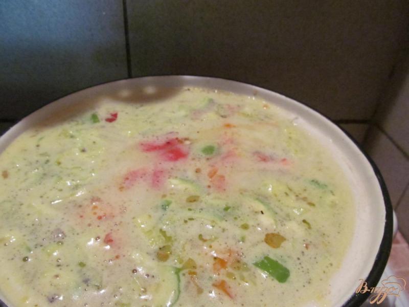 Фото приготовление рецепта: Суп из свежих овощей на свином бульоне с пшеном шаг №6