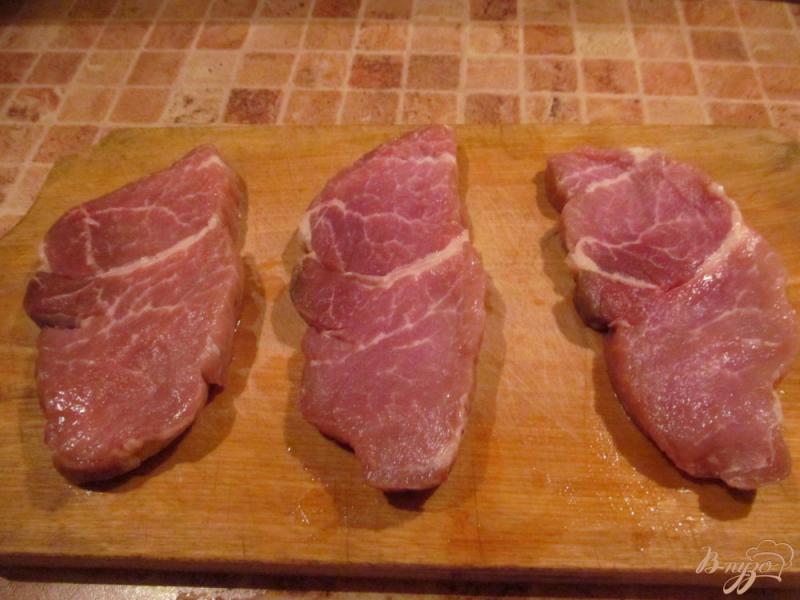 Фото приготовление рецепта: Шницель из свинины шаг №1