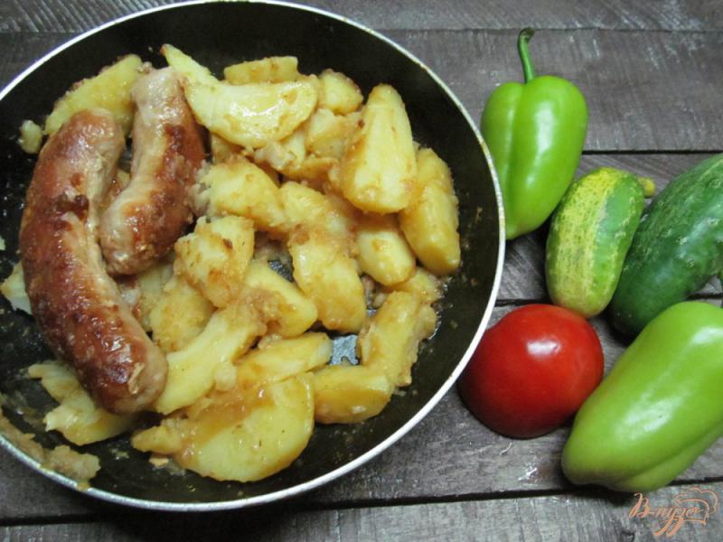 Фото приготовление рецепта: Домашняя колбаса с картофелем шаг №7