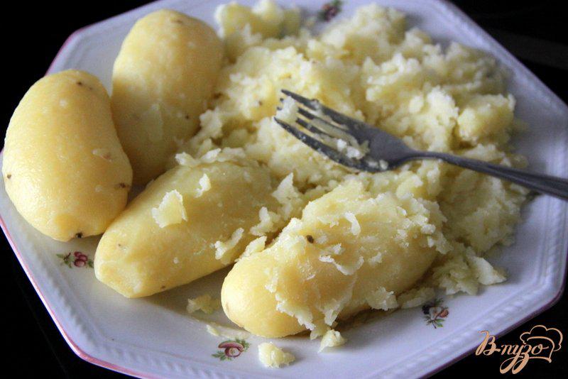 Фото приготовление рецепта: Картофельная лепешка с чесночным ароматом шаг №2