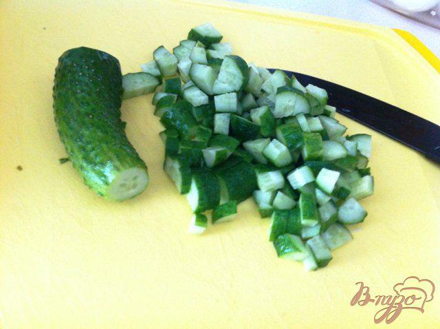 Фото приготовление рецепта: Салат овощной с курицей шаг №5